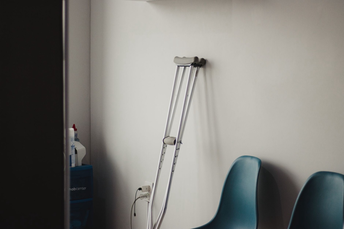 Clinic waiting area with seating